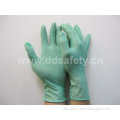 Green Disposable Latex Exam Gloves Safety Glove (DLX104)